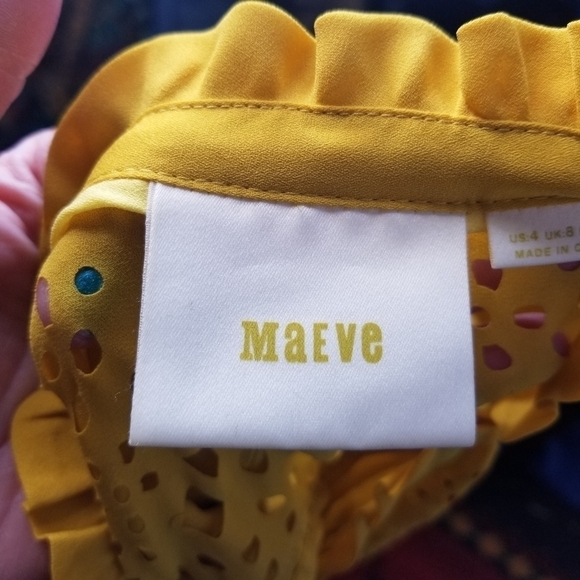 Maeve Anthropologie Luca laser cut sleeveless top - Picture 11 of 11